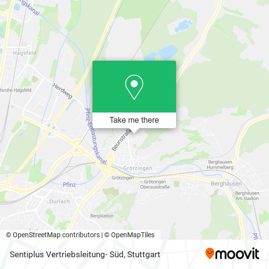 Карта Sentiplus Vertriebsleitung- Süd