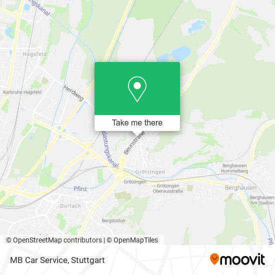 MB Car Service map