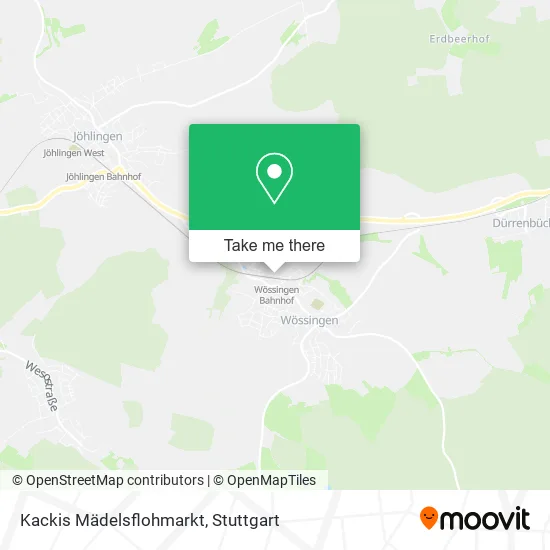 Карта Kackis Mädelsflohmarkt