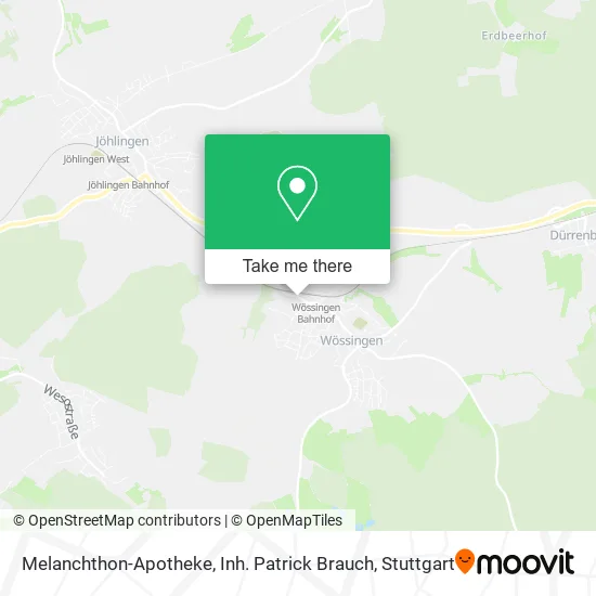 Карта Melanchthon-Apotheke, Inh. Patrick Brauch