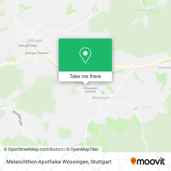 Карта Melanchthon-Apotheke Wössingen