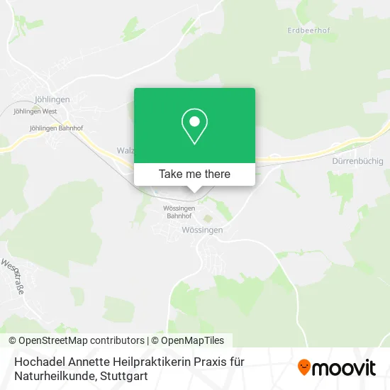 Карта Hochadel Annette Heilpraktikerin Praxis für Naturheilkunde