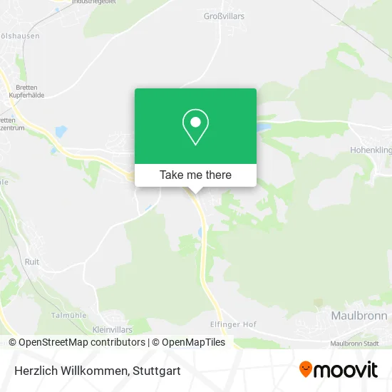 Карта Herzlich Willkommen