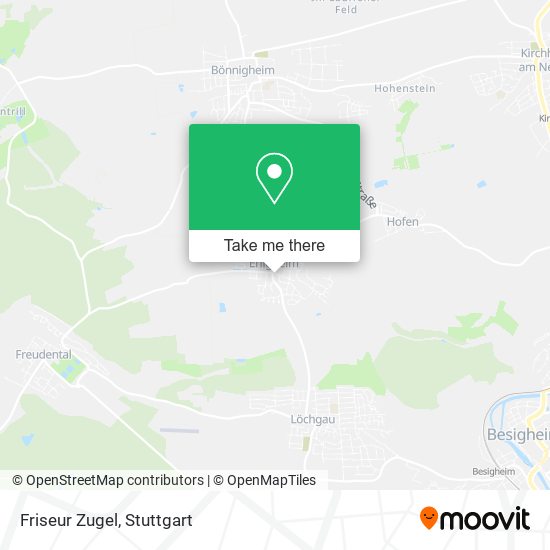 Карта Friseur Zugel
