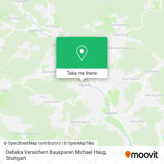 Карта Debeka Versichern Bausparen Michael Haug