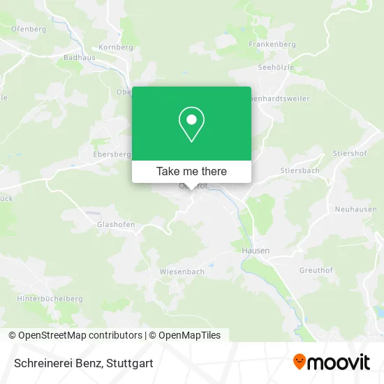 Карта Schreinerei Benz