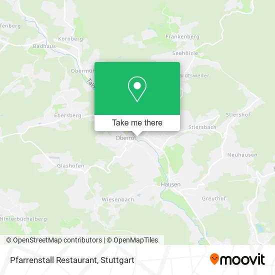 Карта Pfarrenstall Restaurant