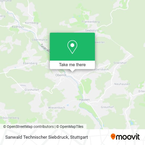 Sanwald Technischer Siebdruck map