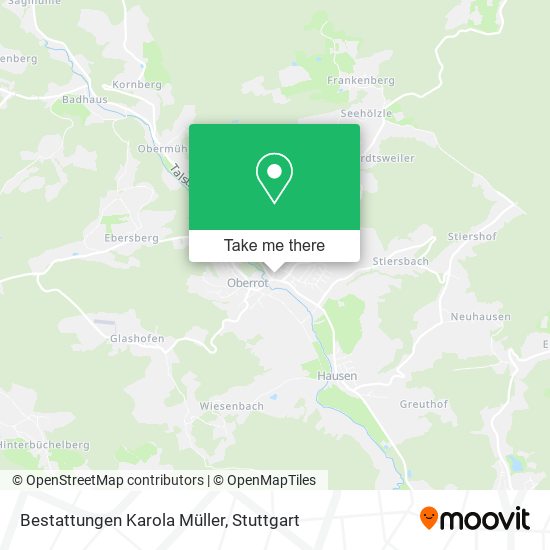 Bestattungen Karola Müller map