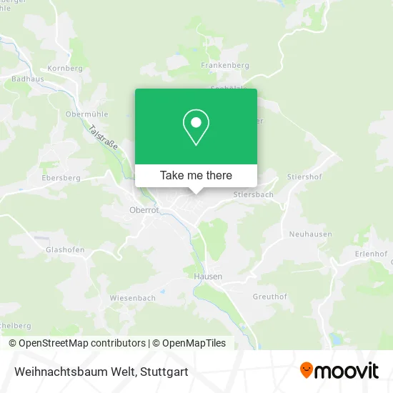 Карта Weihnachtsbaum Welt