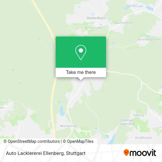 Auto Lackiererei Ellenberg map