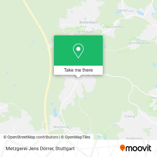 Metzgerei Jens Dörrer map