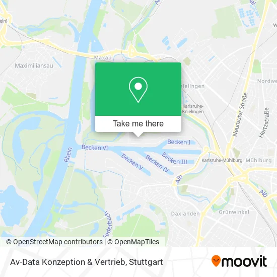 Карта Av-Data Konzeption & Vertrieb