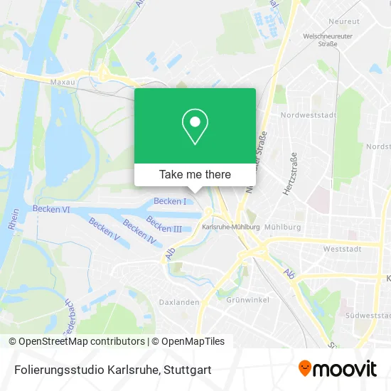 Карта Folierungsstudio Karlsruhe