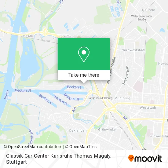 Карта Classik-Car-Center Karlsruhe Thomas Magaly