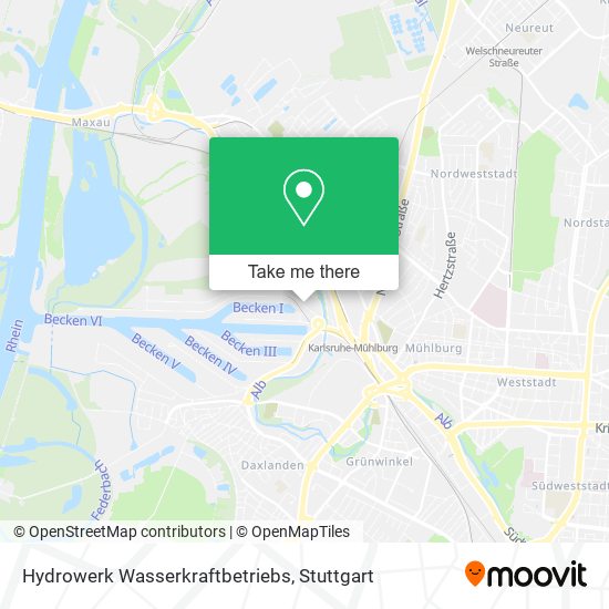 Hydrowerk Wasserkraftbetriebs map