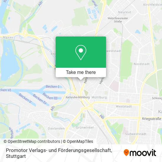 Карта Promotor Verlags- und Förderungsgesellschaft