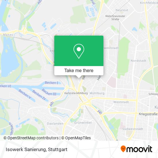 Isowerk Sanierung map