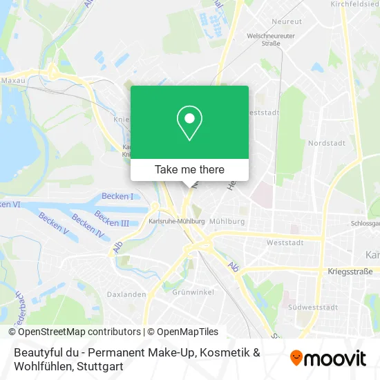 Карта Beautyful du - Permanent Make-Up, Kosmetik & Wohlfühlen