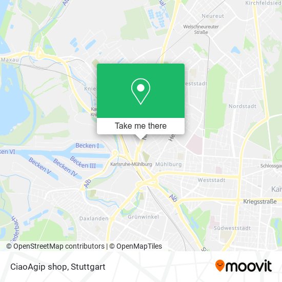 CiaoAgip shop map