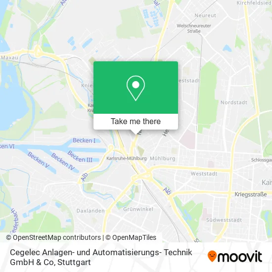 Карта Cegelec Anlagen- und Automatisierungs- Technik GmbH & Co
