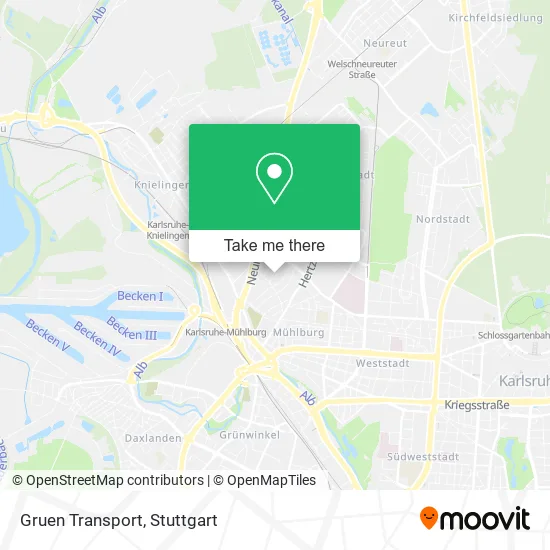 Карта Gruen Transport