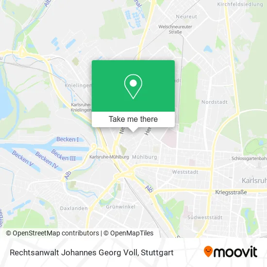Карта Rechtsanwalt Johannes Georg Voll