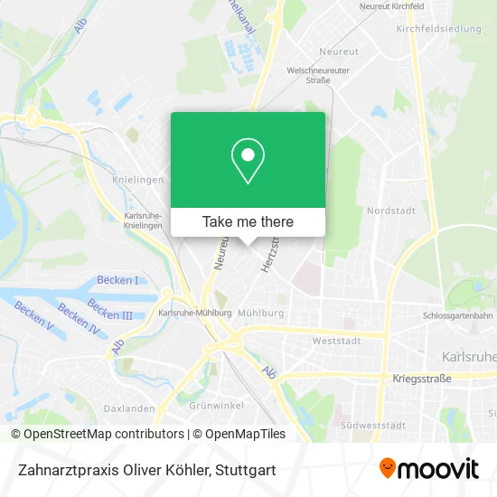 Карта Zahnarztpraxis Oliver Köhler