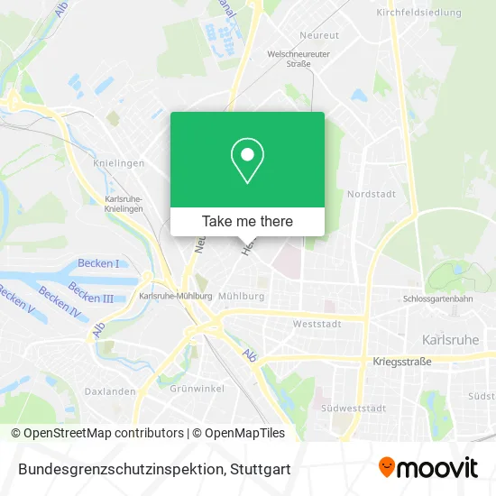 Карта Bundesgrenzschutzinspektion