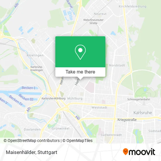 Карта Maisenhälder