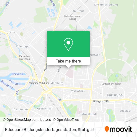 Educcare Bildungskindertagesstätten map