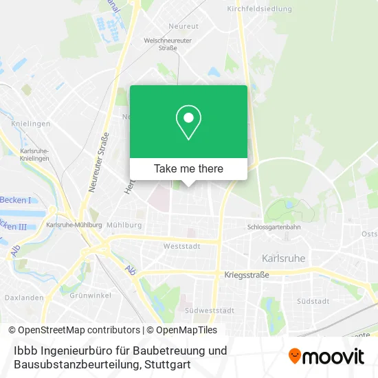 Карта Ibbb Ingenieurbüro für Baubetreuung und Bausubstanzbeurteilung