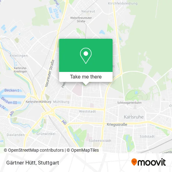 Карта Gärtner Hütt
