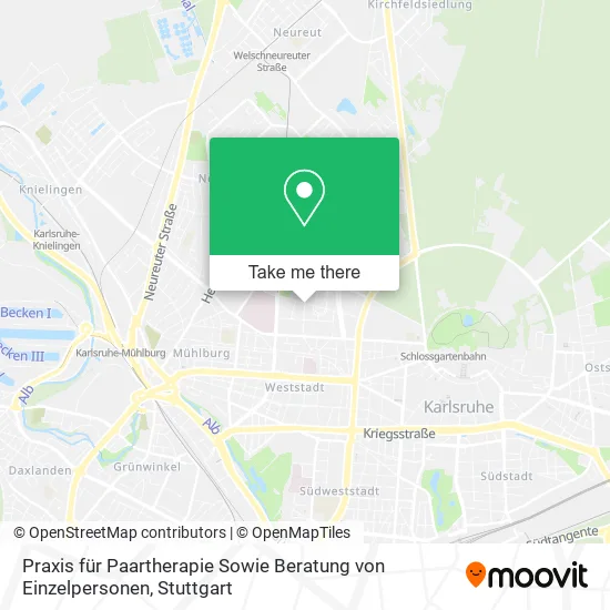 Praxis für Paartherapie Sowie Beratung von Einzelpersonen map