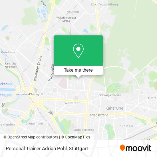 Карта Personal Trainer Adrian Pohl