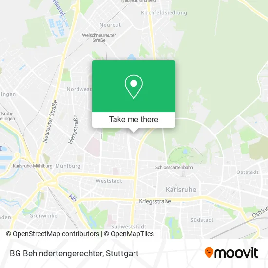 Карта BG Behindertengerechter