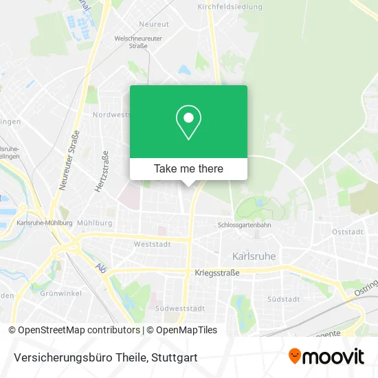 Карта Versicherungsbüro Theile