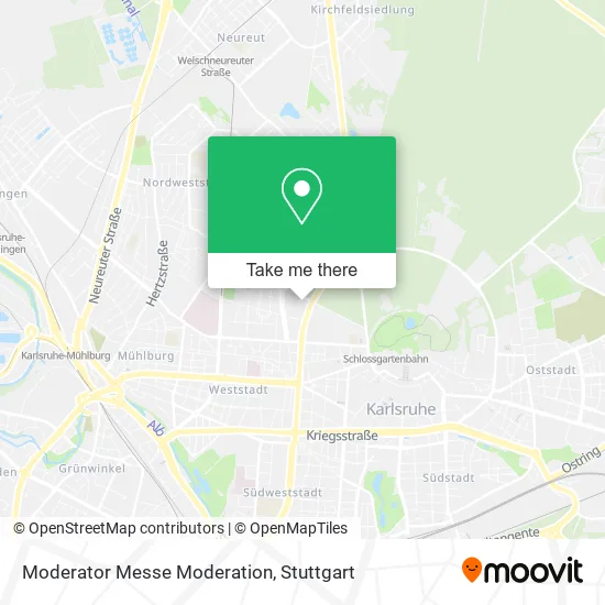 Карта Moderator Messe Moderation