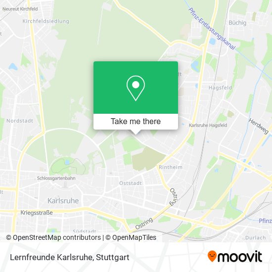 Карта Lernfreunde Karlsruhe