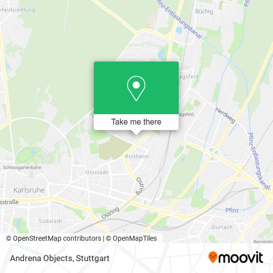 Andrena Objects map