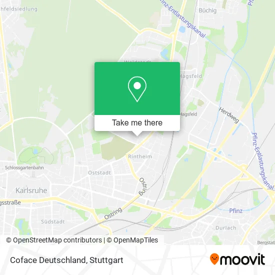 Карта Coface Deutschland