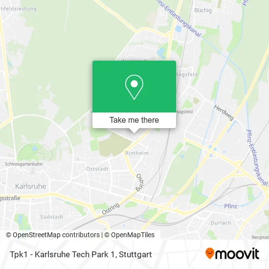 Карта Tpk1 - Karlsruhe Tech Park 1