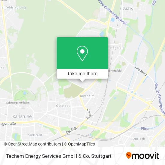Карта Techem Energy Services GmbH & Co