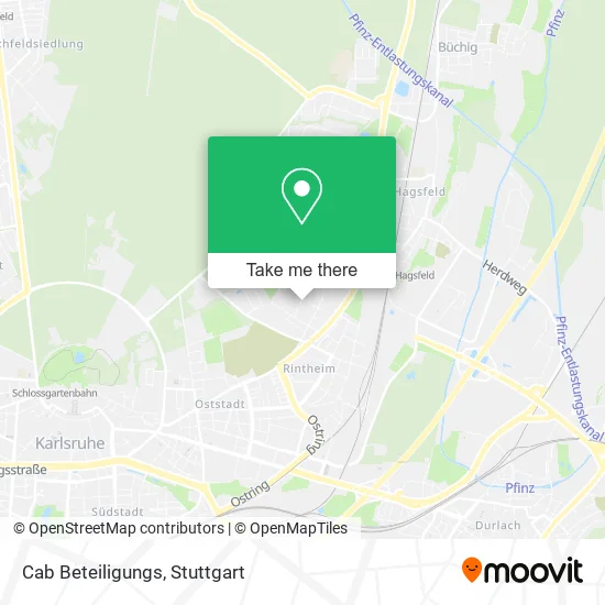 Карта Cab Beteiligungs