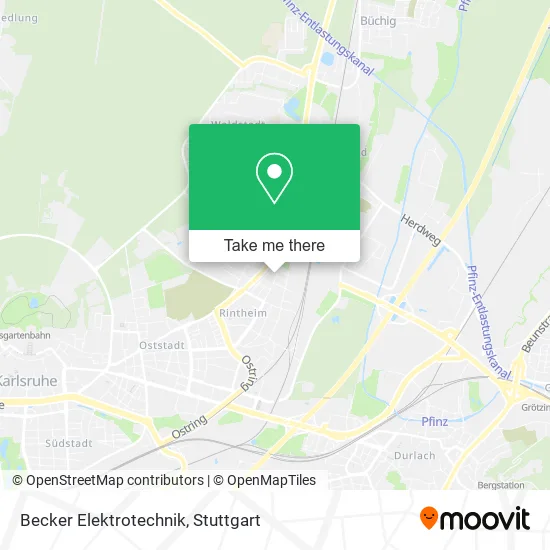 Карта Becker Elektrotechnik