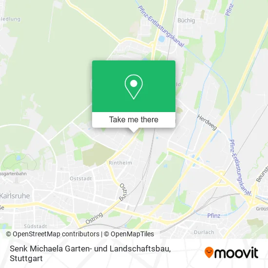 Карта Senk Michaela Garten- und Landschaftsbau