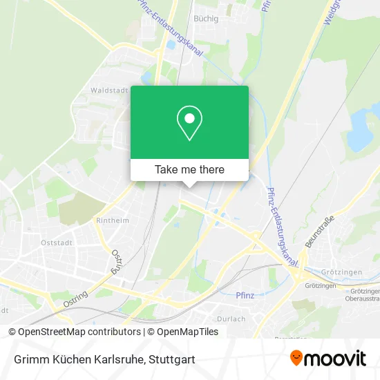 Карта Grimm Küchen Karlsruhe