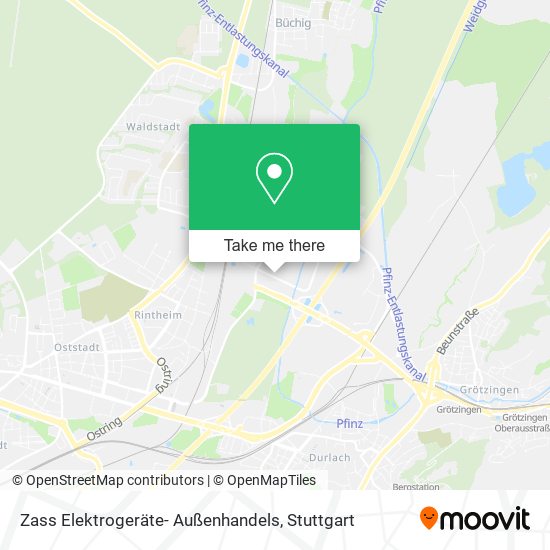 Карта Zass Elektrogeräte- Außenhandels