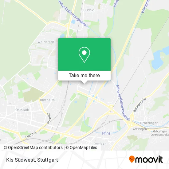 Карта Kls Südwest