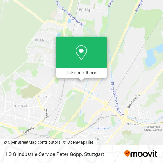 Карта I S G Industrie-Service Peter Göpp